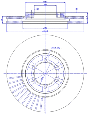 Brake Disc (142.1154)