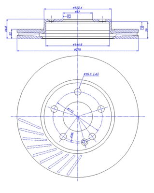 Brake Disc (142.1167)
