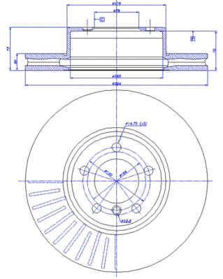 Brake Disc (142.1065)