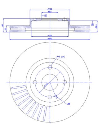 Brake Disc (142.1210)