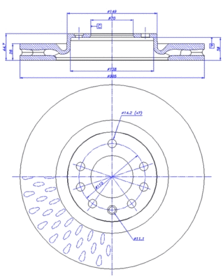 Brake Disc (142.1085)