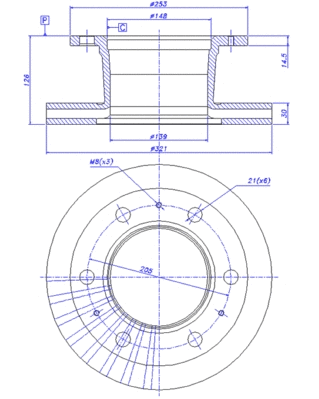 Brake Disc (150.010)