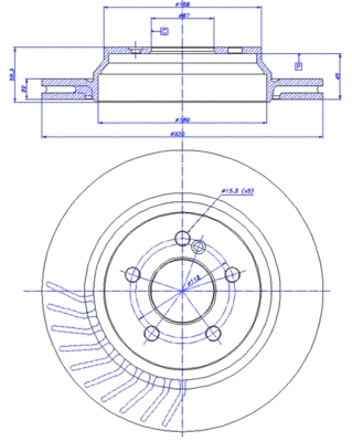 Brake Disc (142.1244)