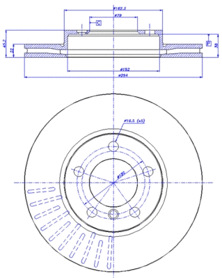 Brake Disc (142.1702)