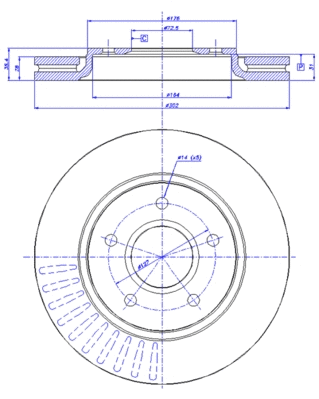 Brake Disc (142.1516)
