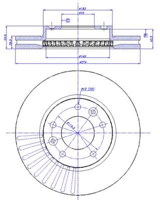Brake Disc (142.1391)