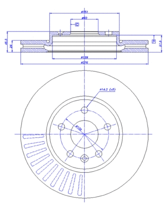 Brake Disc (142.1554)