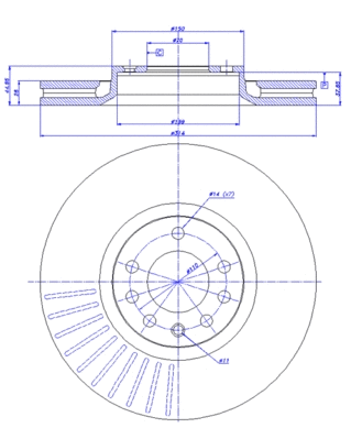 Brake Disc (142.1213)