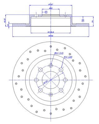 Brake Disc (142.1473)