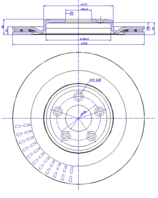 Brake Disc (142.1643)