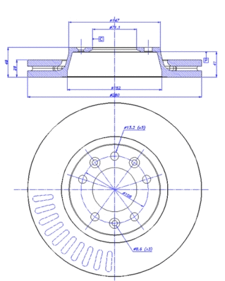 Brake Disc (142.1424)