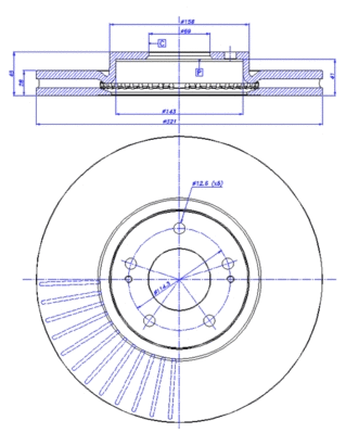 Brake Disc (142.1294)