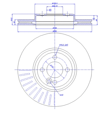 Brake Disc (142.1222)