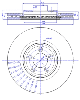 Brake Disc (142.1641)