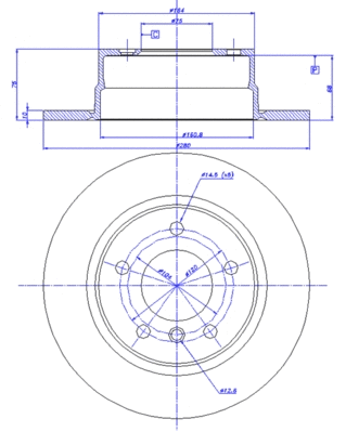 Brake Disc (142.1328)