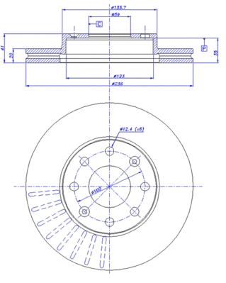 Brake Disc (142.1654)