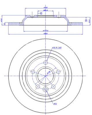 Brake Disc (142.1538)
