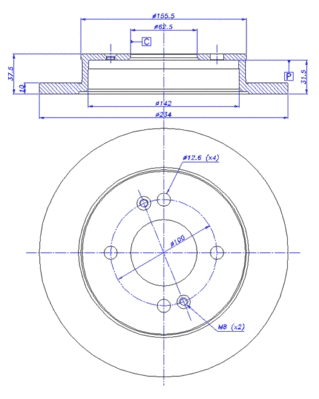 Brake Disc (142.1147)
