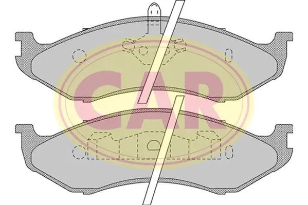 Brake Pad Set, disc brake (PNT698)
