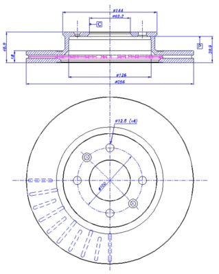 Brake Disc (142.1628)