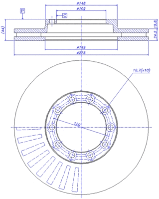 Brake Disc (150.540)