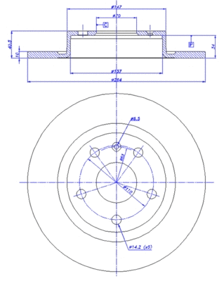 Brake Disc (142.1342)
