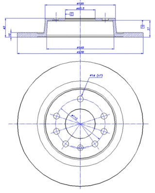 Brake Disc (142.1548)