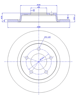 Brake Disc (142.1209)