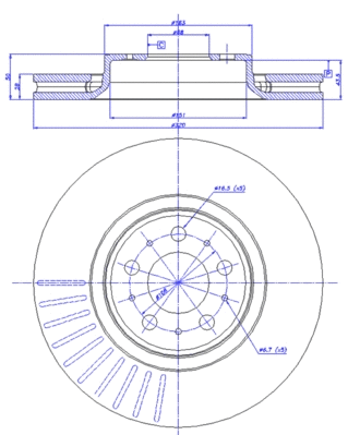 Brake Disc (142.1283)