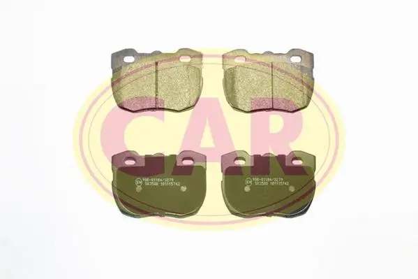 Brake Pad Set, disc brake (PNT247)