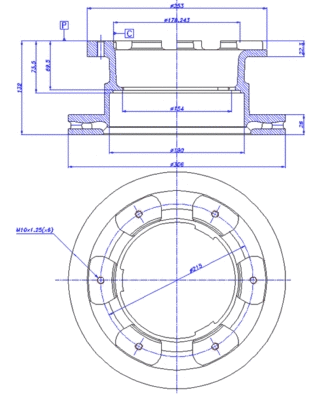 Brake Disc (142.1463)