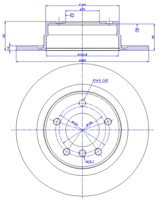 Brake Disc (142.1074)