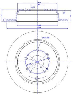 Brake Disc (142.1336)