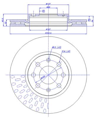 Brake Disc (142.1180)