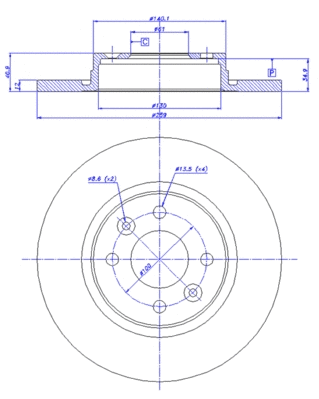 Brake Disc (142.1216)