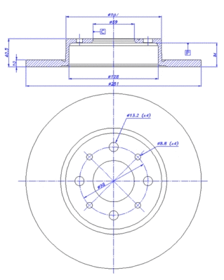 Brake Disc (142.1232)