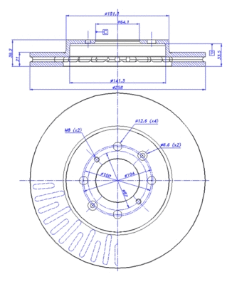 Brake Disc (142.1422)