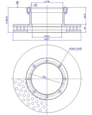 Brake Disc (150.285)