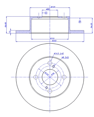 Brake Disc (142.1258)