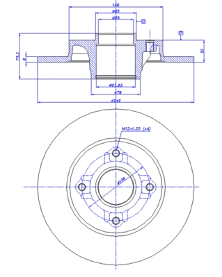 Brake Disc (142.1346)