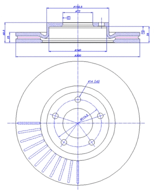 Brake Disc (142.1267)