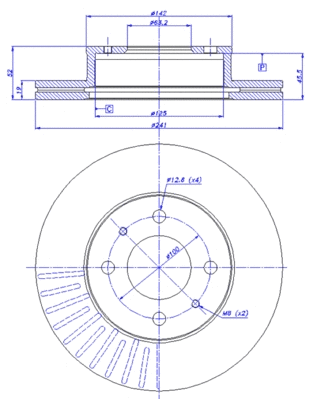 Brake Disc (142.1151)