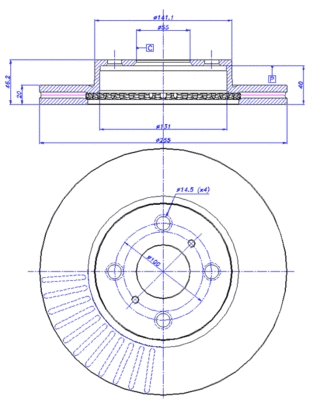 Brake Disc (142.1453)