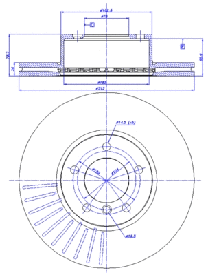 Brake Disc (142.1523)