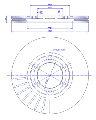 Brake Disc (142.1039)