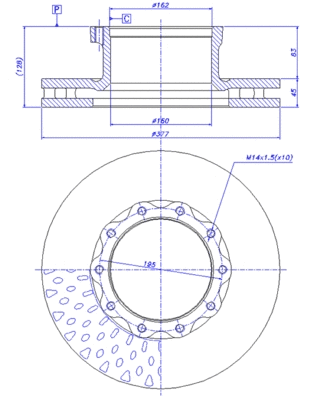 Brake Disc (150.210)
