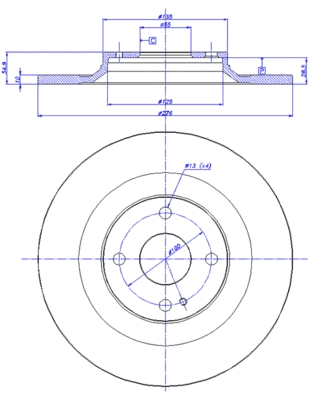 Brake Disc (142.1269)