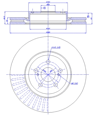 Brake Disc (142.1256)
