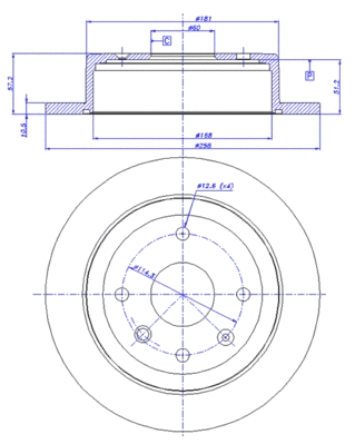 Brake Disc (142.1545)
