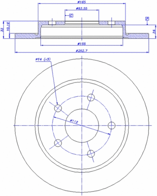 Brake Disc (142.262)